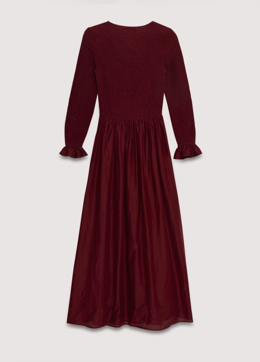 Luly Woman Dress Plum Fantasy