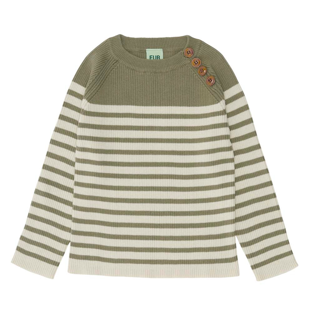 Sweater - Sage/Ecru