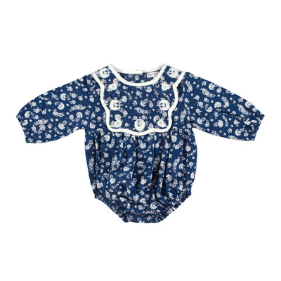 Amari Romper Padded Ditsy Floral
