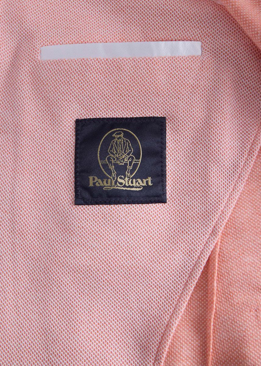 Cotton Pique Jacket - Peach - Blazer