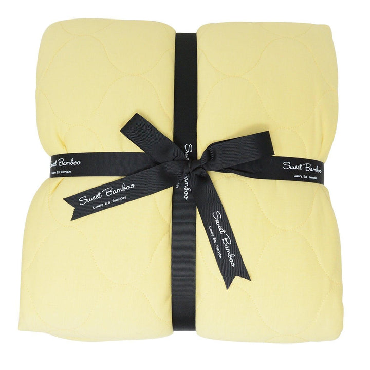 Quilted Blanket - Daffodil Gold