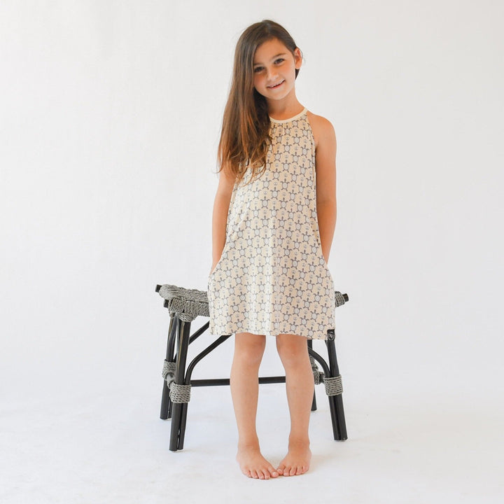 Pillowcase Pocket Dress - Peaceful Turtle