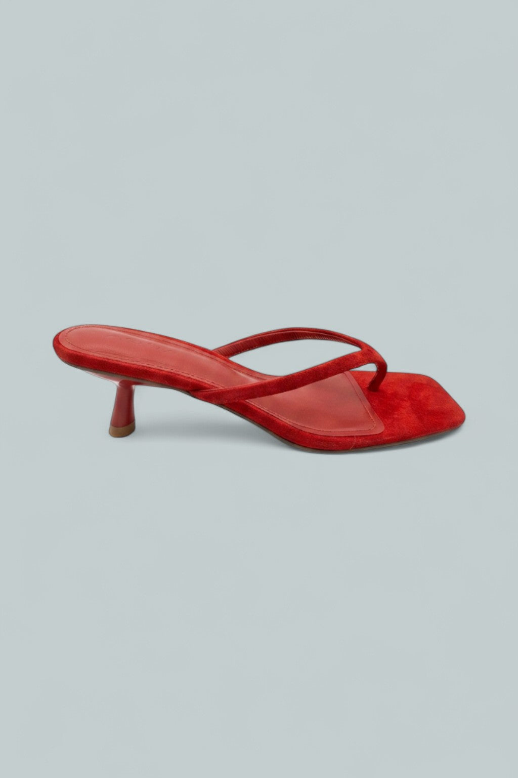Women's Ebony Thong Sandals - Red Suede