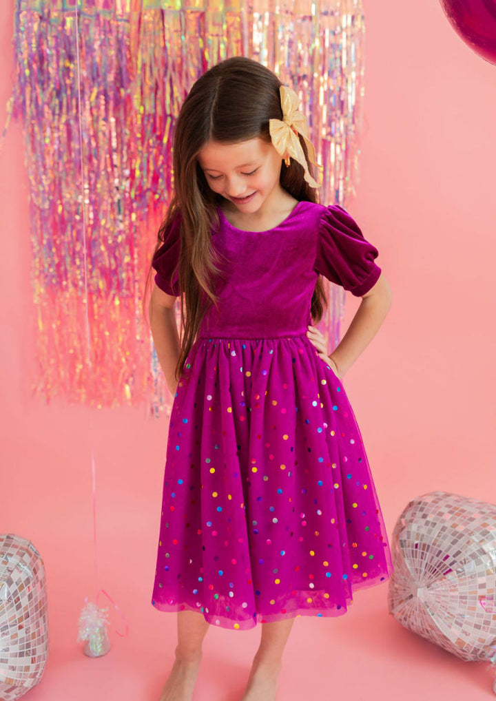 Diana - Deep Purple Confetti