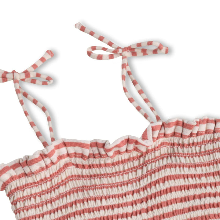 Cheryl - Rose Ivory Stripe