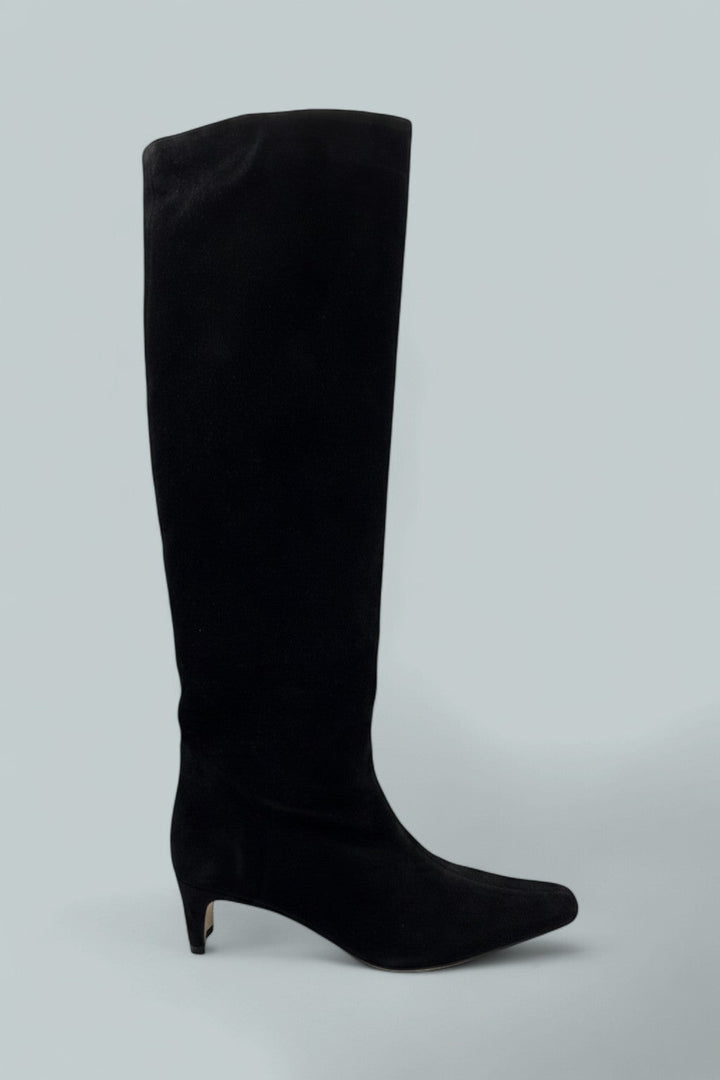 Women's Wally Suede Tall Boots - Black Suede