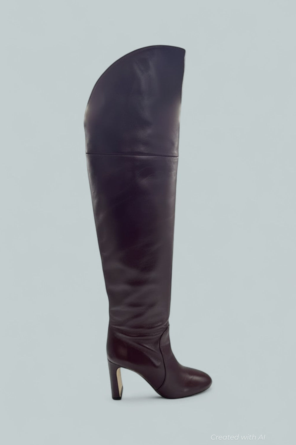 Babette Over The Knee Tubo Boots - Boysenberr - 7.5 - Boots