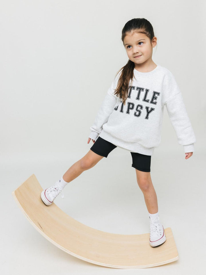 Baby Athletic Ribbed Biker Short - Black - Shorts