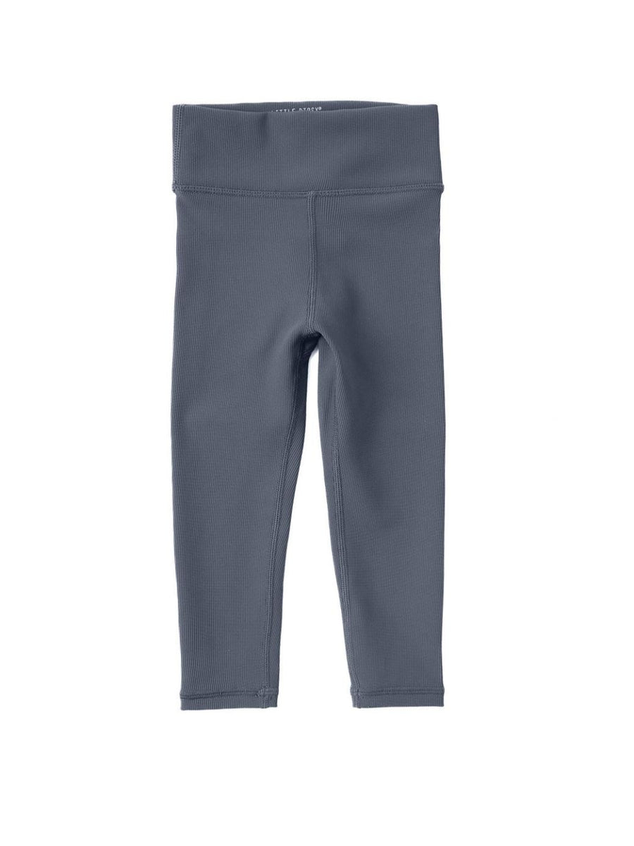 Baby Athletic Ribbed Legging - Grey - Leggings