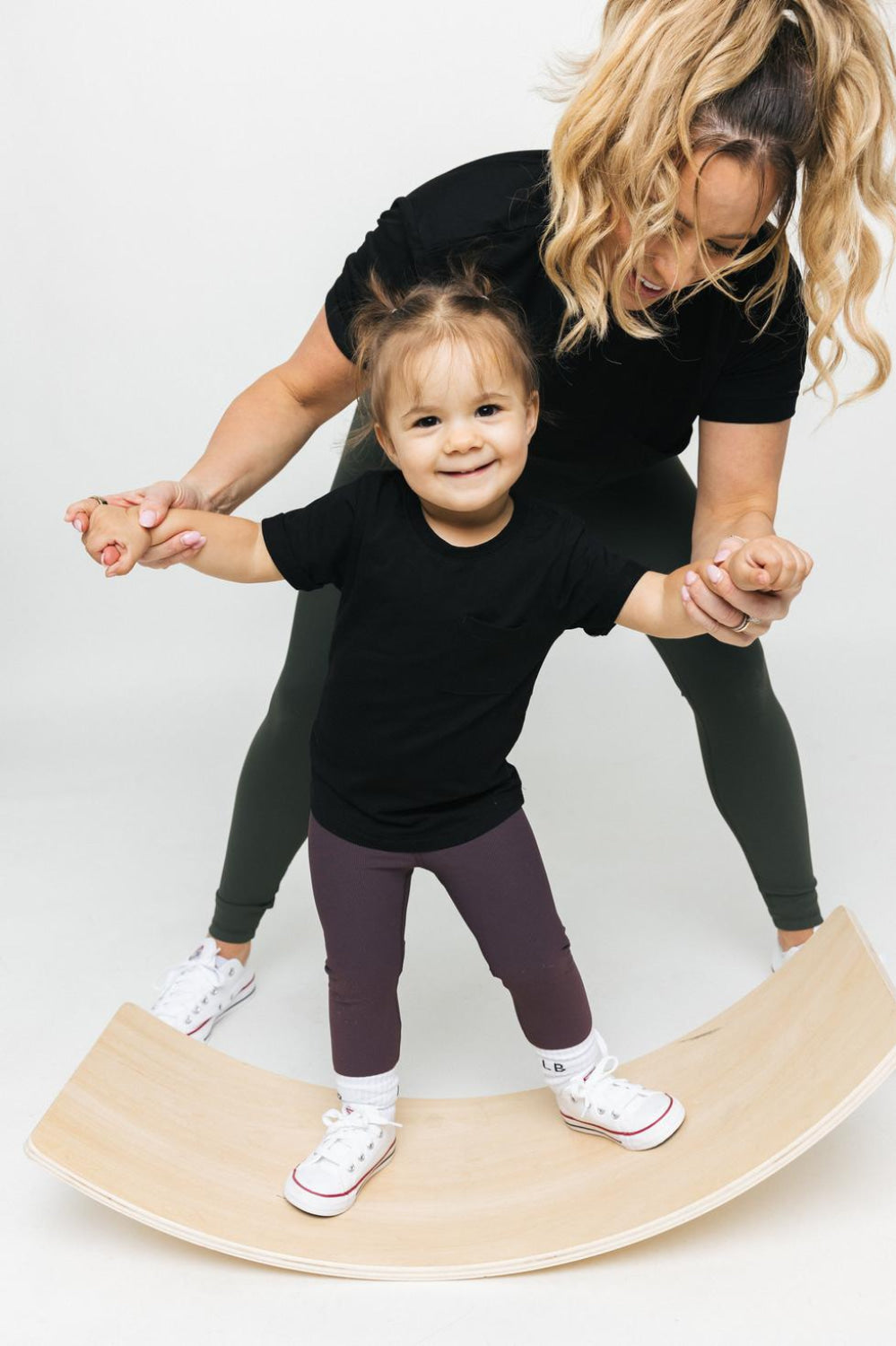 Baby Athletic Ribbed Legging - Plum - Leggings