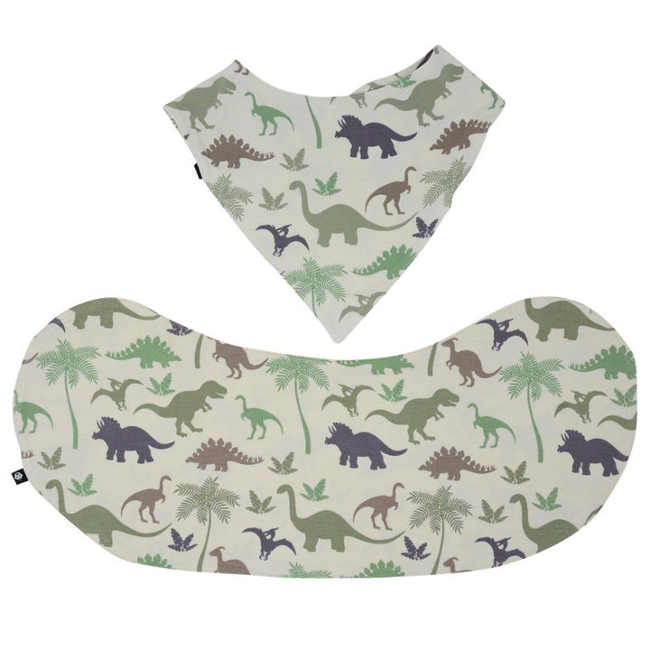 Baby Bib - Green Dino - OS - Bib