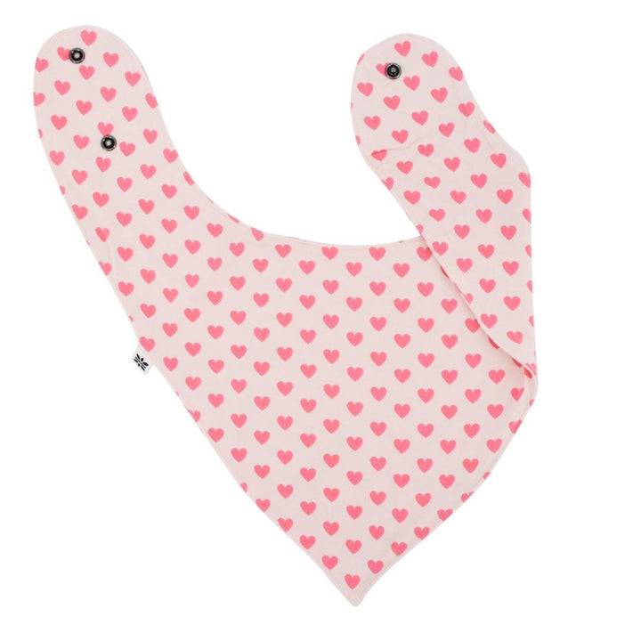 Baby Bib - Pink Hearts - OS - Bib