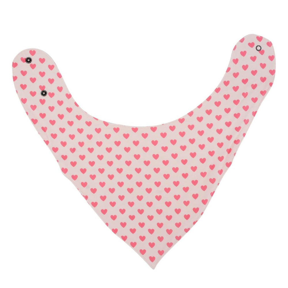 Baby Bib - Pink Hearts - OS - Bib