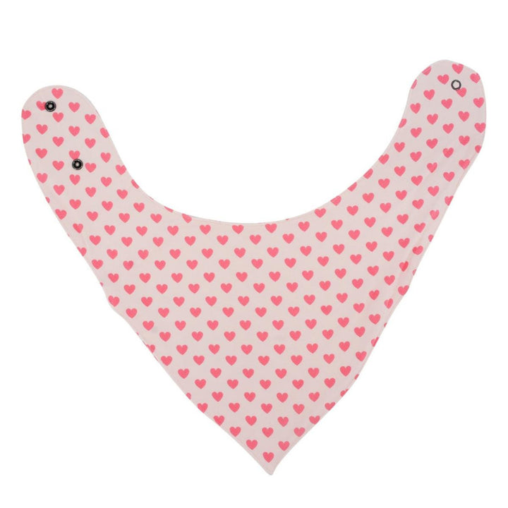 Baby Bib - Pink Hearts - OS - Bib
