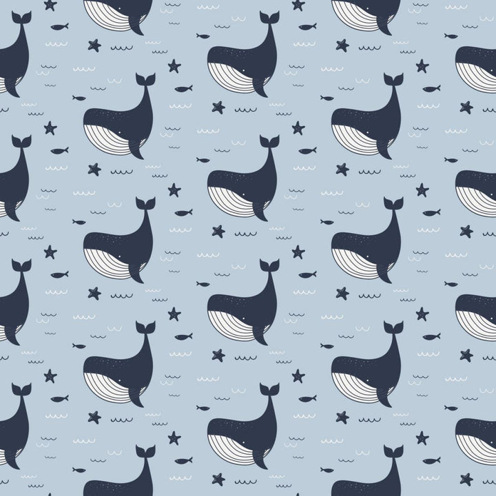 Baby Bib - Whale - OS - Bib