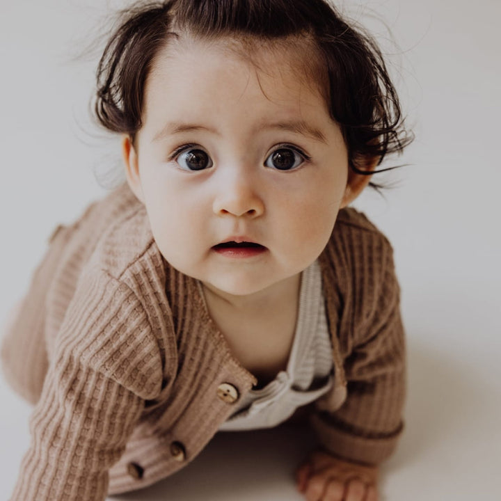 Baby Cardigan - Bronze - Cardigan