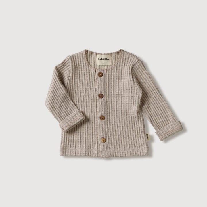 Baby Cardigan - Stone - Cardigan