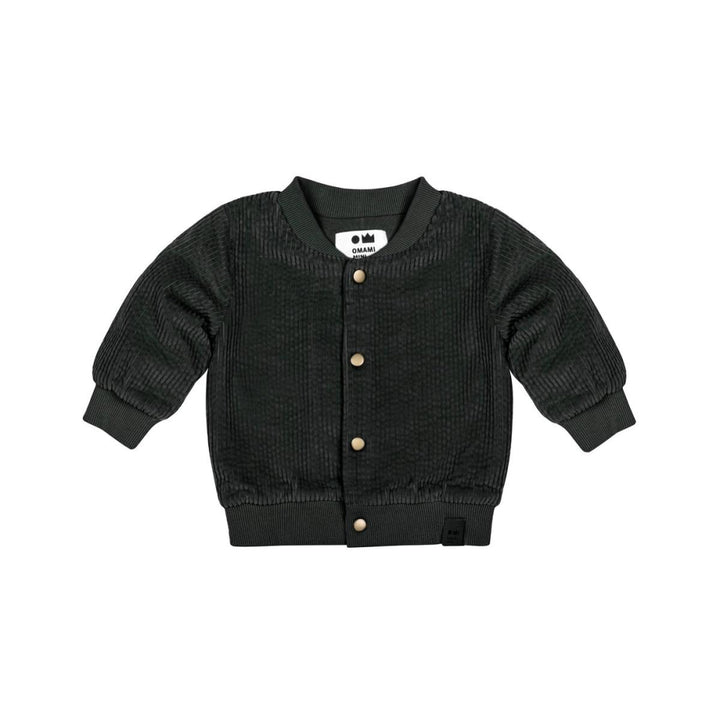 Baby Corduroy Bomber Jacket - Black - 0-3m - Jacket