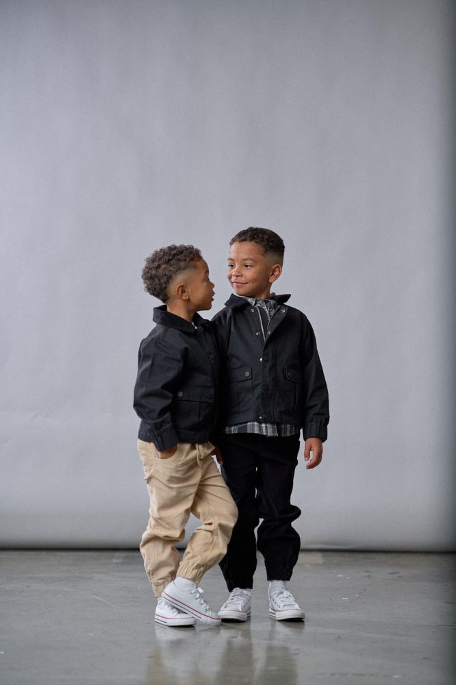 Baby Corduroy Jogger - Black - Joggers