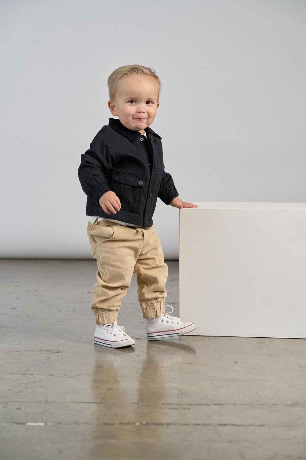 Baby Corduroy Jogger - Khaki - Joggers