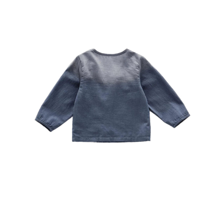 Baby Denim Kimono Cardigan - Indigo - Cardigan