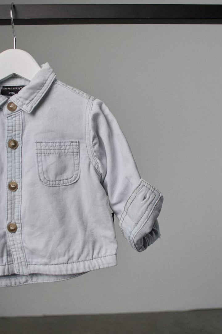 Baby Denim Shacket - Button Down Shirt