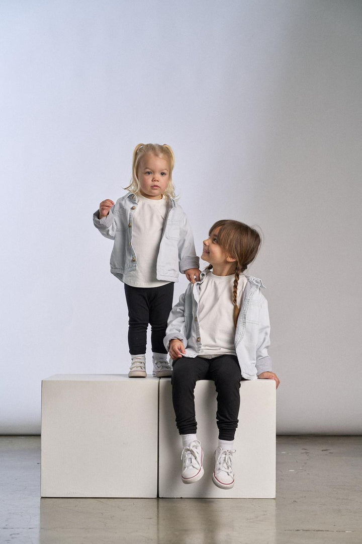 Baby Denim Shacket - Button Down Shirt
