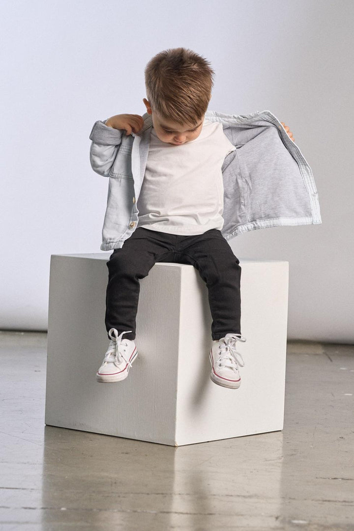 Baby Denim Shacket - Button Down Shirt