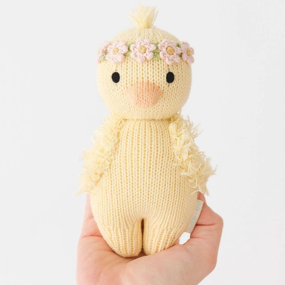 Baby Duckling Blush Floral - One Size - ’Stuffed Animal - Baby Kids Adult’