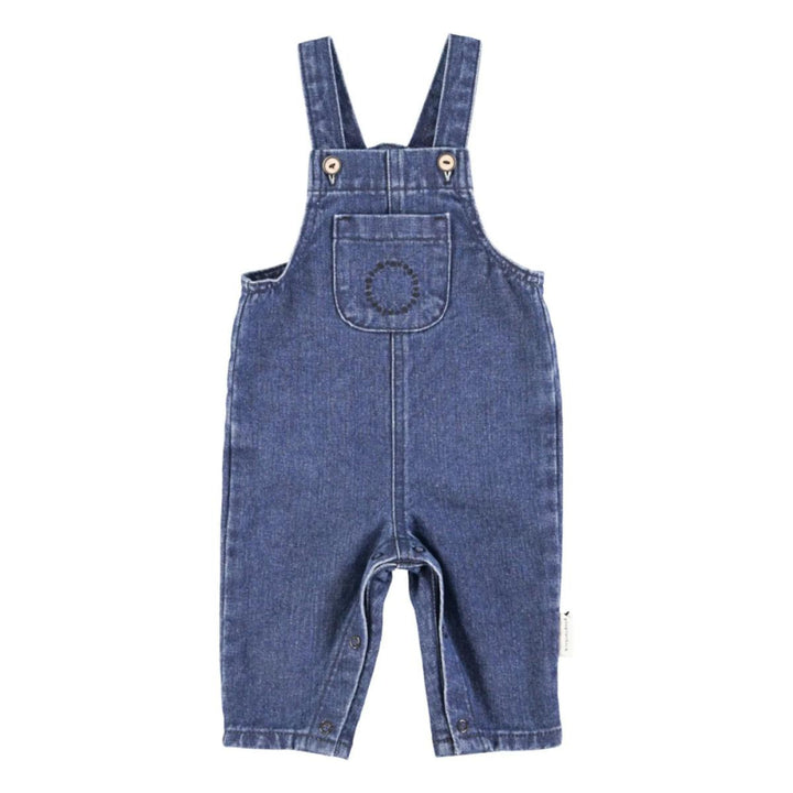 Baby Dungarees - Washed Navy Denim - Overalls