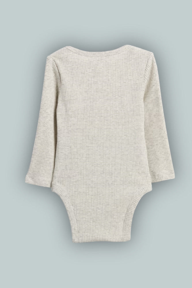 Baby First Favorites TinyRib Bodysuit - Grey - 18-24 M - Bodysuit