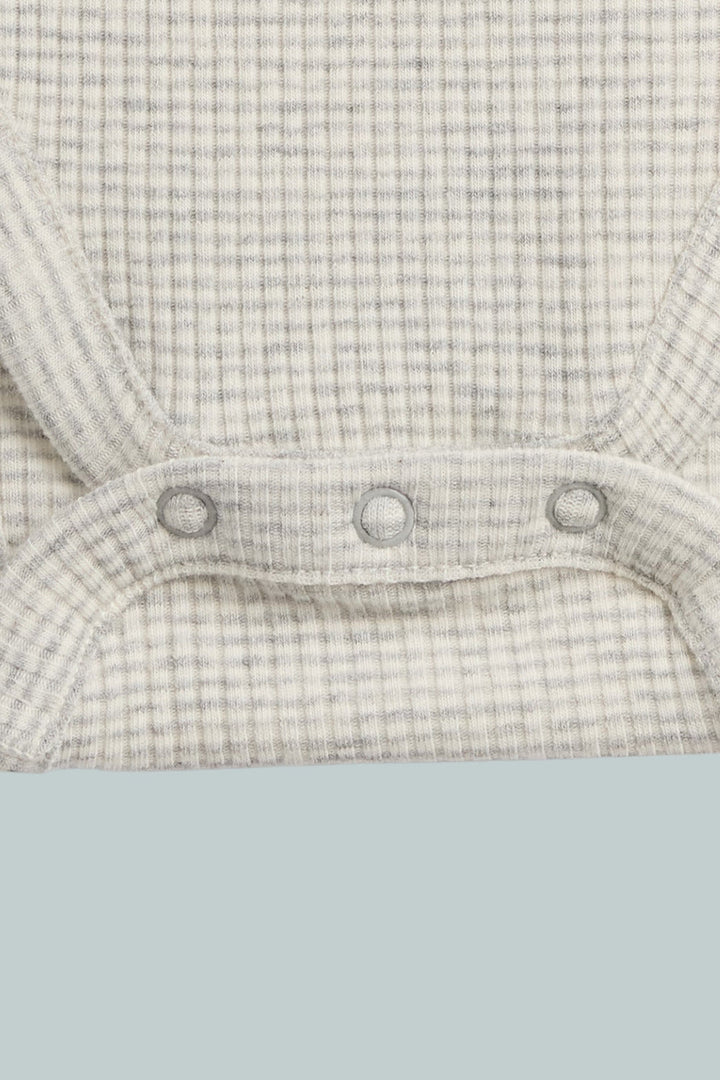 Baby First Favorites TinyRib Bodysuit - Grey - 18-24 M - Bodysuit