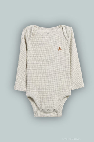 Baby First Favorites TinyRib Bodysuit - Grey - 18-24 M - Bodysuit