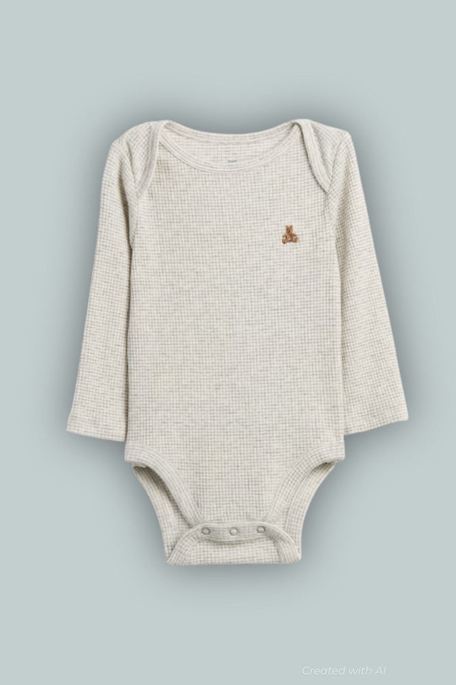 Baby First Favorites TinyRib Bodysuit - Grey - 18-24 M - Bodysuit