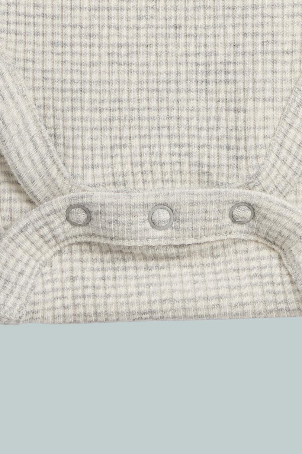 Baby First Favorites TinyRib Bodysuit - Grey - 18-24 M - Bodysuit