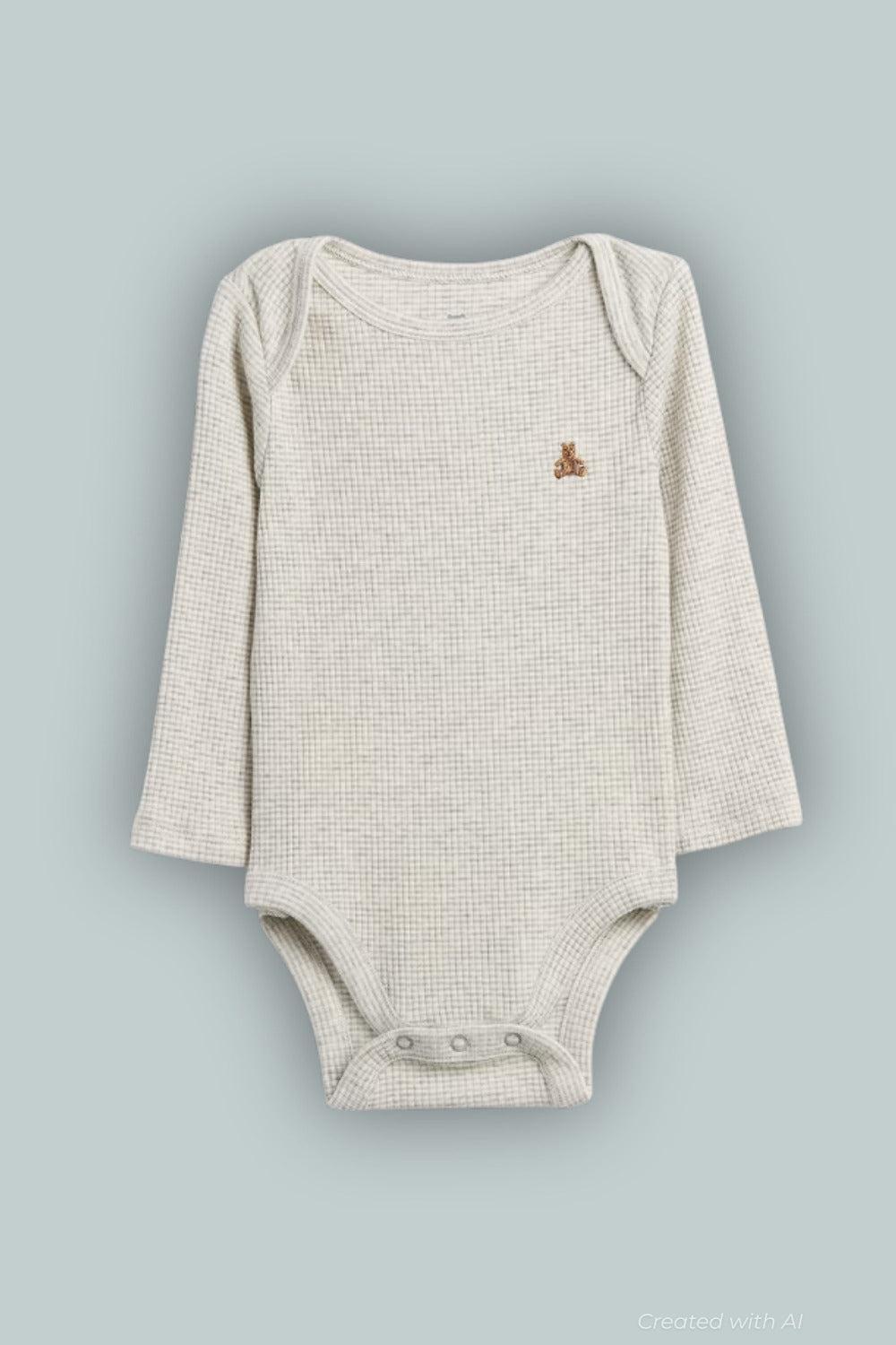 Baby First Favorites TinyRib Bodysuit - Grey - 18-24 M - Bodysuit