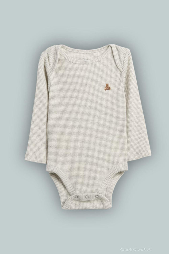 Baby First Favorites TinyRib Bodysuit - Grey - 18-24 M - Bodysuit