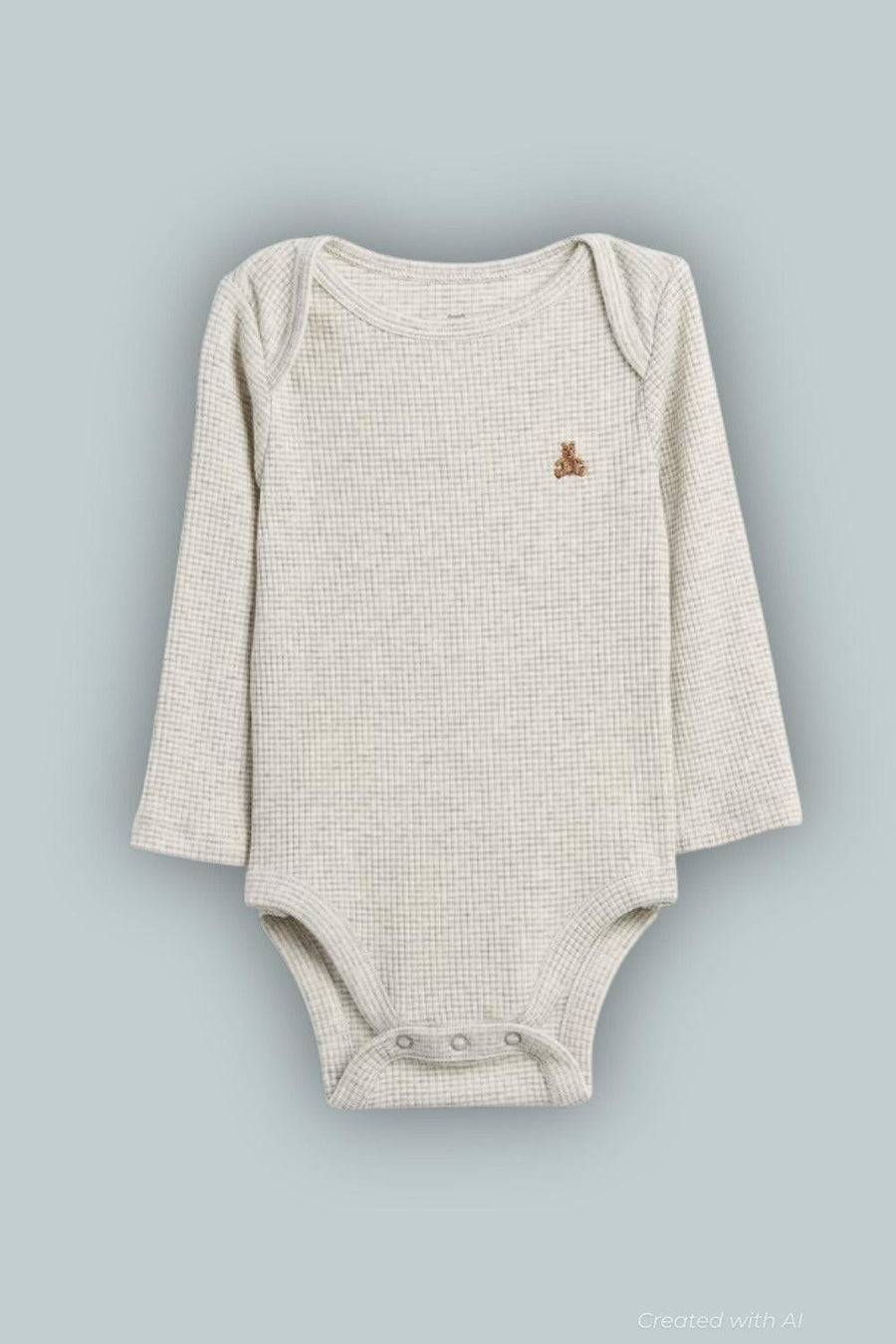 Baby First Favorites TinyRib Bodysuit - Grey - 18-24 M - Bodysuit