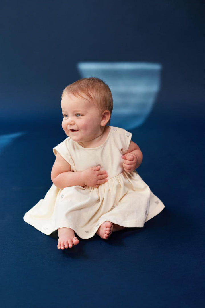 Baby Fit & Flare Dress - Cream - Dresses