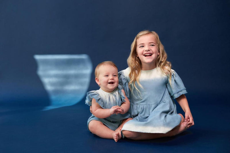 Baby Fit & Flare Dress - Navy - Dresses