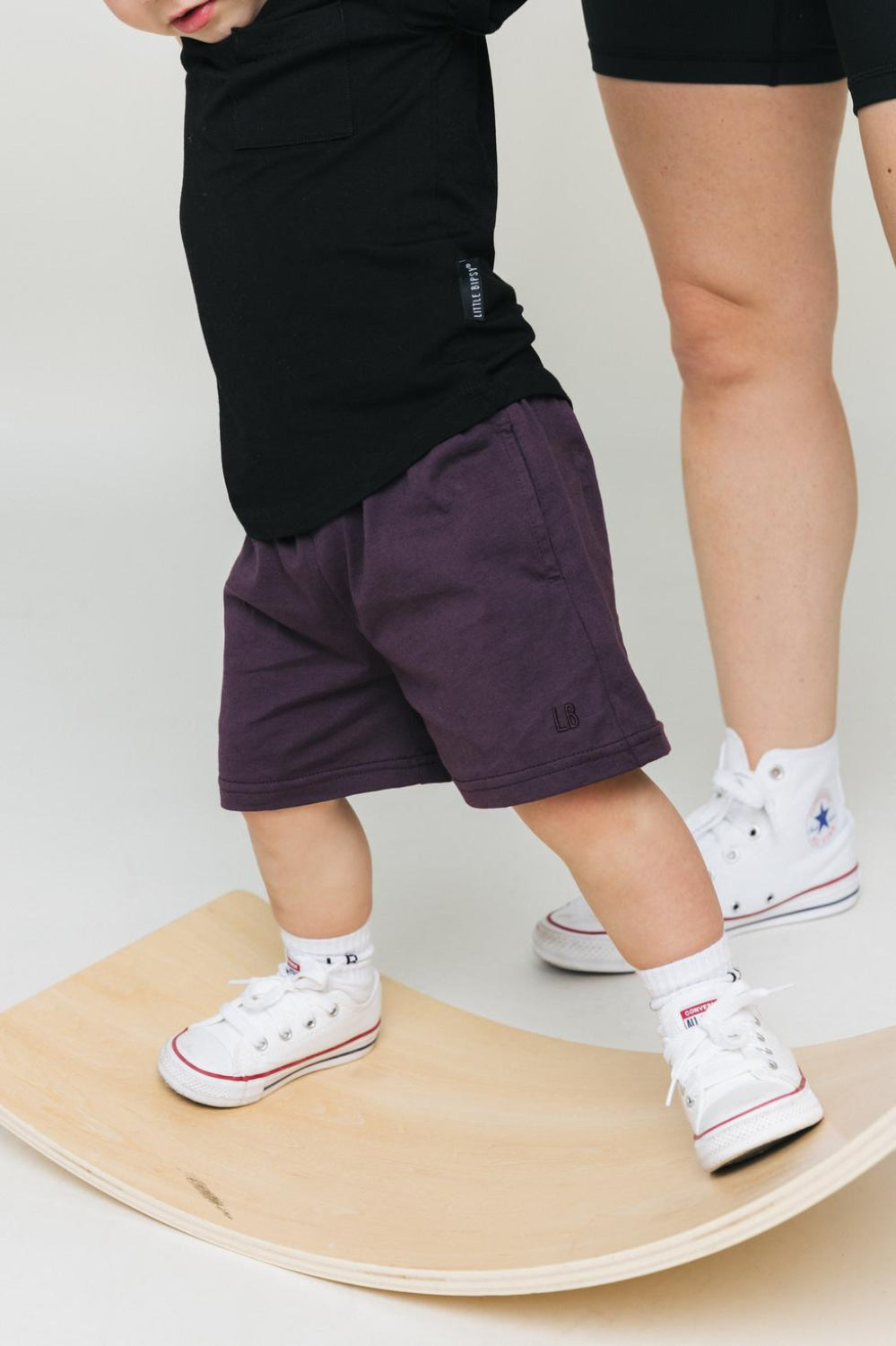 Baby Gym Short - Plum - Shorts