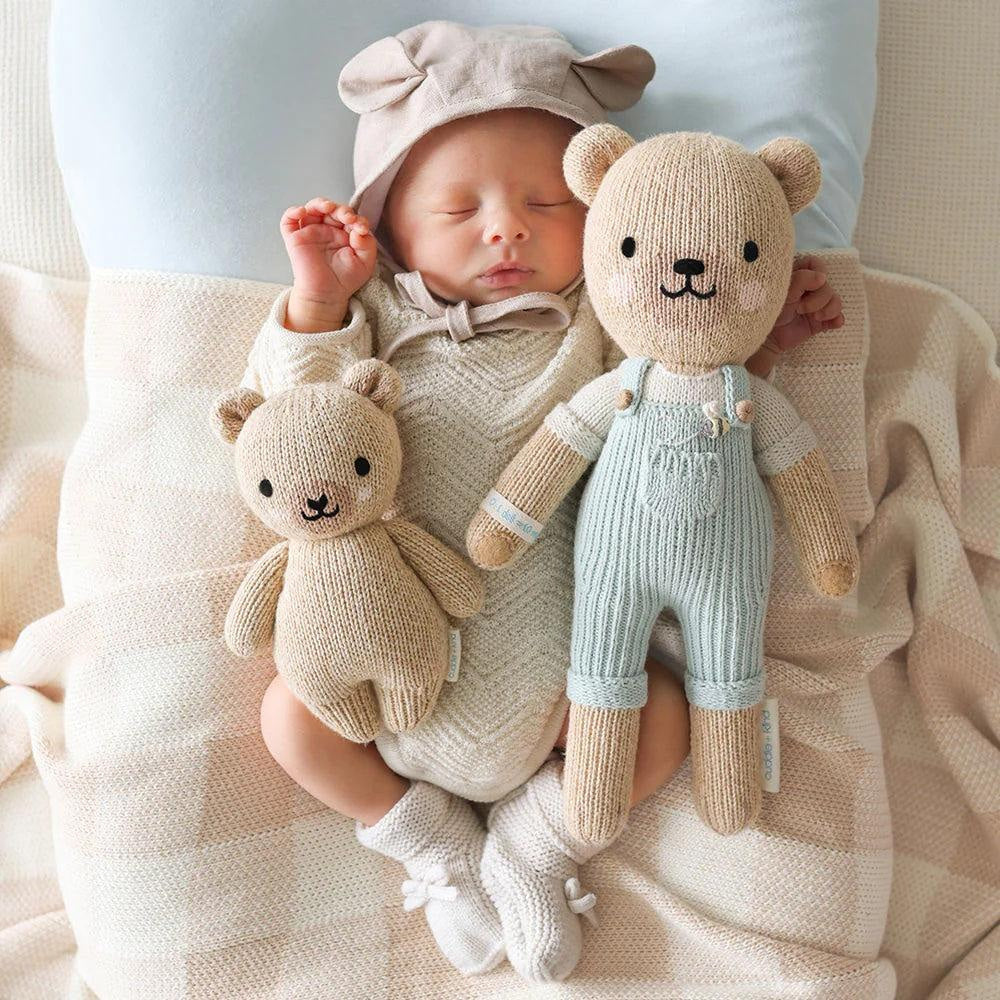 Baby Honey Bear Brown - One Size - ’Stuffed Animal - Baby Kids Adult’