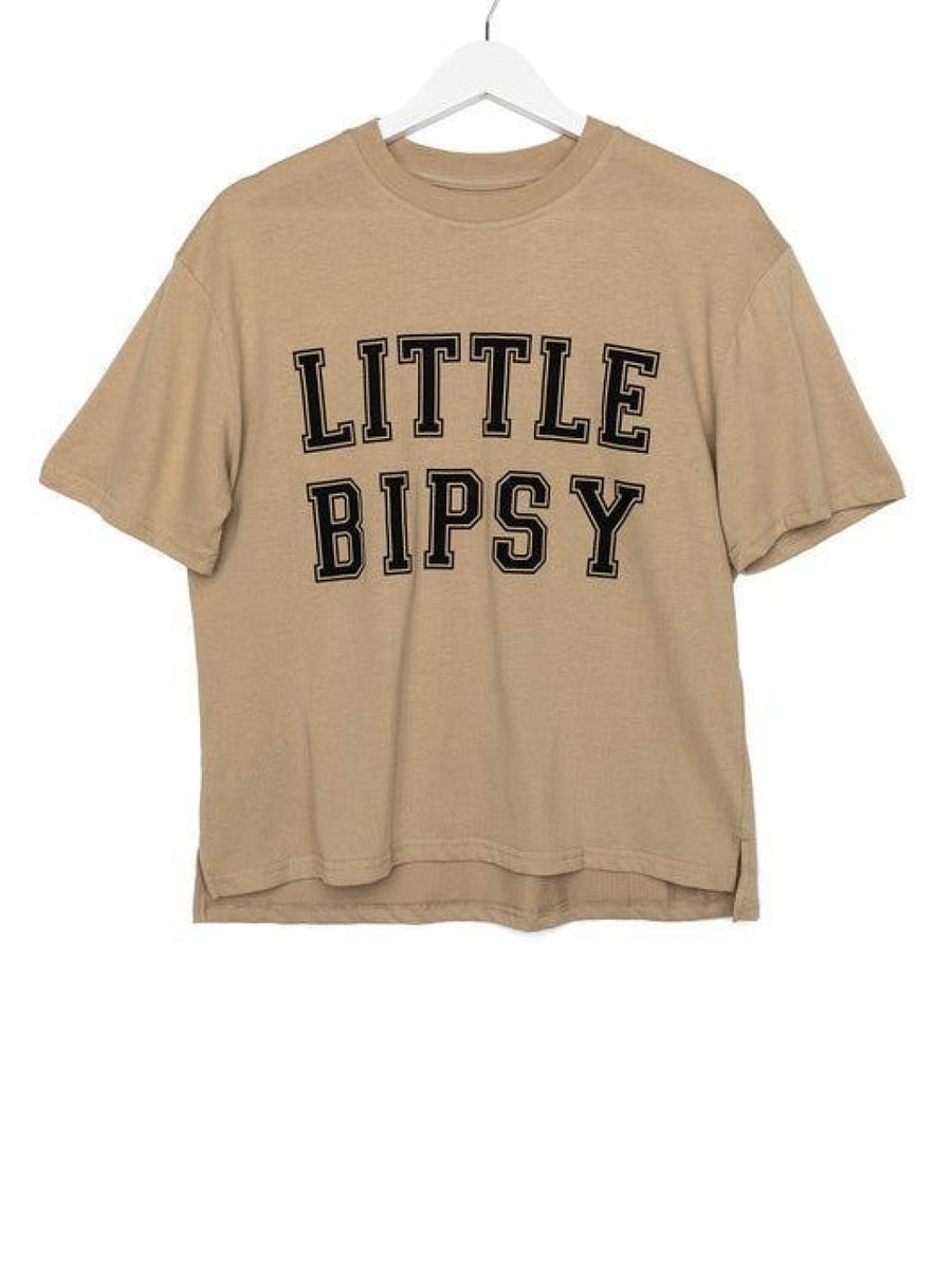 Baby LB Collegiate Tee - Tan - T-shirt