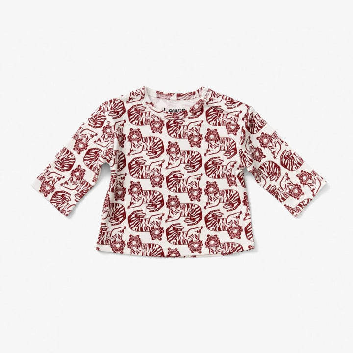 Baby Long Sleeve T Shirt - Tiger Umber - Shirt