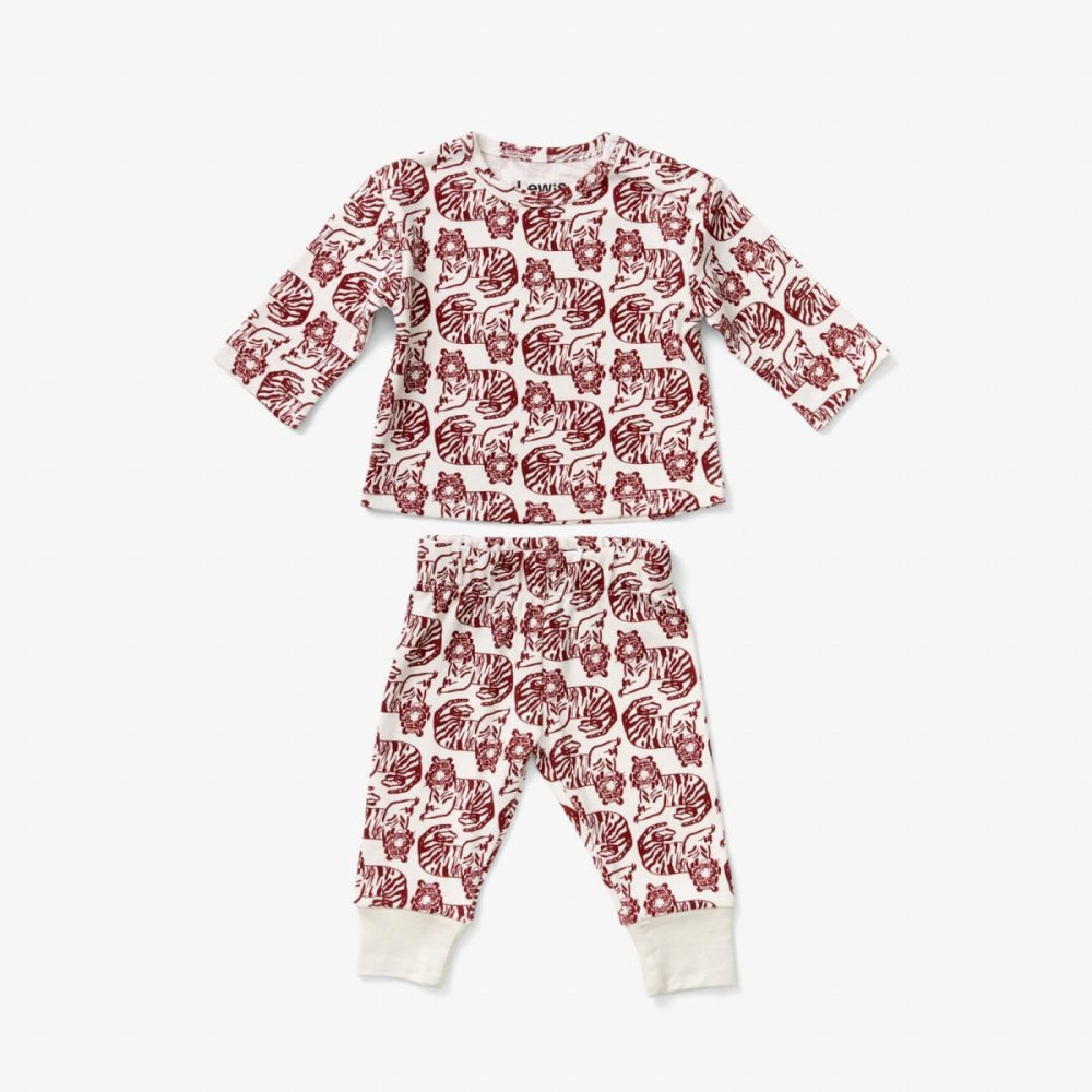 Baby Long Sleeve T Shirt - Tiger Umber - Shirt