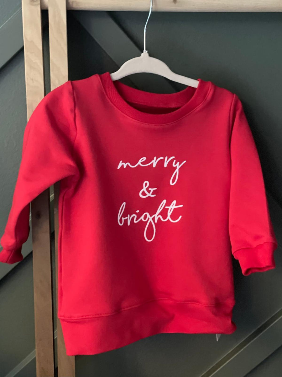 Baby Merry & Bright Sweatshirt - Sweatshirt