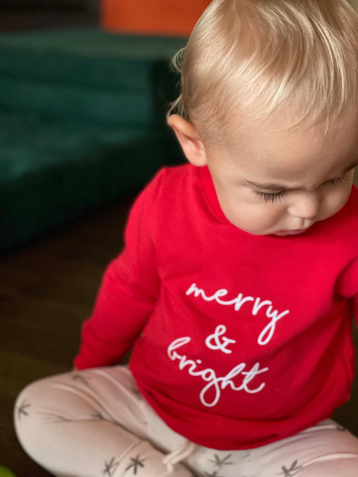 Baby Merry & Bright Sweatshirt - Sweatshirt