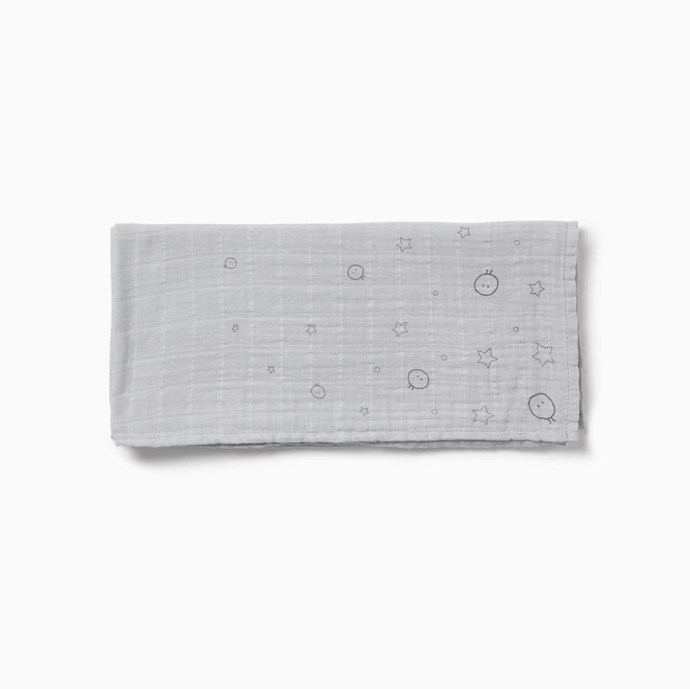 Baby Muslin Blanket - Grey - FINAL SALE - One Size - Blanket