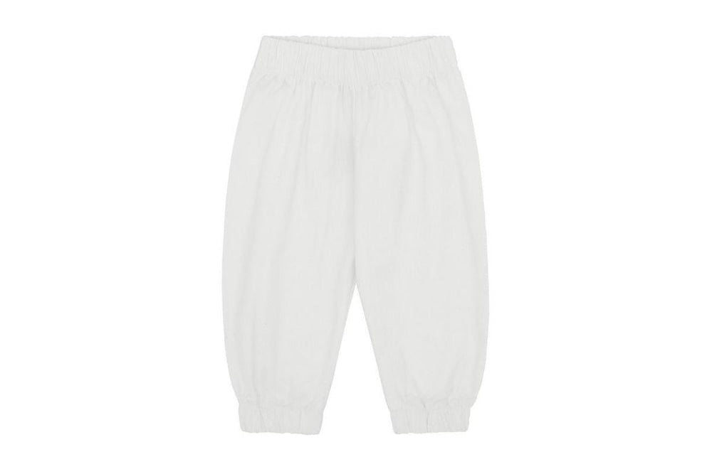 Baby Organic Cotton Corduroy Trousers - Ecru - No Dye - Pants