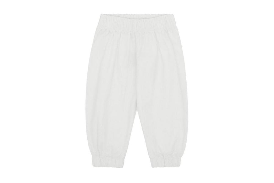 Baby Organic Cotton Corduroy Trousers - Ecru - No Dye - Pants